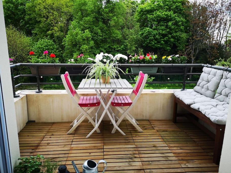 Appartement Centre Avec Balcon Parking Prive Orléans Esterno foto